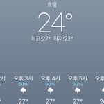 아니 비 올까?