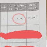이번 학기 <b>세</b> <b>과목</b>이나 문 닫음 기 받아 가렴