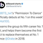 [모두드루와] 방탄 퍼투<b>댄</b> 빌보드 핫<b>백</b> 1위 바통터치