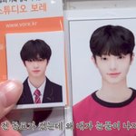 사진관 입구에 걸릴 듯한 아이돌 증사