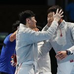 <b>우와</b> 구본길 오상욱 진짜 개잘한다
