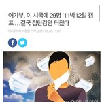 여성가족부 이 시국에 <b>캠프</b> 열어서 코로나 확진자 나왔데