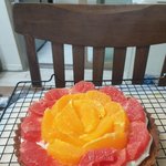 [댓글부탁해] 얘들아 나 <b>자몽</b> 오렌지 타르트 만들었당