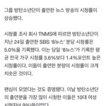 방탄 뉴스 <b>시청</b>률 10대 여자