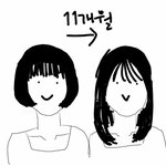 [댓글부탁해] 나 머리기르는 <b>속도</b> 어떤거임?