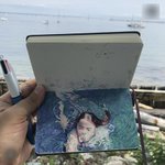 <b>오직</b> '4색 볼펜'으로만 그렸어요
