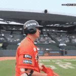 [한화] 정은원.<b>gif</b>