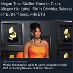 [모두드루와] 헐 메건 더 스탈리언이 방탄 버터 리믹스땜에 소속사...