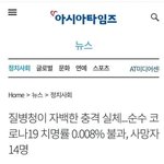 코로나 <b>치사율</b> 0.008%ㅋㅋ