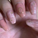 <b>대리석</b> 네일 했당