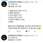 [스키즈] ❣12시 차트 상황❣멜론 선물/인가투표