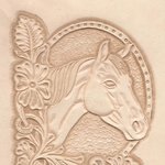 가죽 공예-플라워,말 <b>카빙</b>