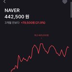 [드루와] 네이버 <b>주식</b> 개비싸네