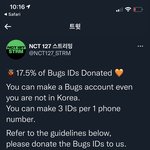 [NCT칠프] 얘들아 <b>벅스</b> 아이디 기부 17프로래...