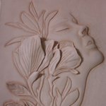 [가죽공예] 가죽 공예-피규어 3D <b>카빙</b>(인물과 목련-입체조각)