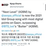 <b>넥레</b>가 가온에서 방탄 이겼네