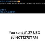 [NCT칠프] 실트에서 외국 즈니들도 <b>달러</b>로 모금하는 거 귀엽다