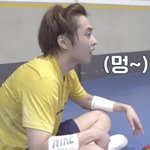 땀 흘린 시우민