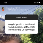 로제랑 트로이시반이랑 만났었대 ㅜ