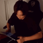 [NCT칠프] <b>류진</b> 브이앱 보다 걸린 해찬