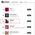 리사  <b>Money</b> 해외 음원 떡상 중