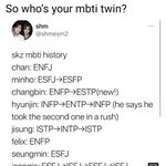 [스키즈] mbti 업뎃!