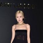 로제 파리패션위크 생로랑<b>쇼</b> <b>참석</b>한거