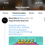 [스키즈] 라이언 레이놀즈 생축 <b>메세지</b>!