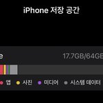 폰<b>산지</b> 4주정도 됐는데 용량 이정도 쓴거면