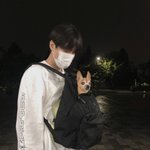 반려견이랑 <b>산책</b> 나간 이민호