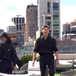 [방탄소년단] <b>영상</b> <b>초반</b>에 남준이가 ㅁㅔ간 맞이하러 나올때