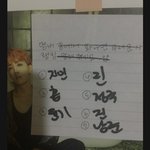 방탄 제이홉이 쓴 화<b>내면</b> 무서운 순위