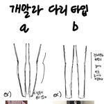 니넨 개말라 다리 두개중에서 뭐가 더 <b>취향</b>임?