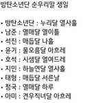 [방탄소년단] 방탄소년단 생일 <b>순우리말</b>