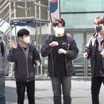 라포엠 유채훈X박기훈X정민성X최성훈, '네이버 <b>나우</b>' 출근길