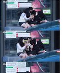 모르는 남자가 졸다가 여고생 어깨에 기댔을 때