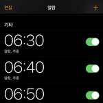 너희 <b>알람</b> 몇개 맞춰??