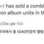 방탄 <b>미국</b>에서 <b>앨범</b> 총 1040만장 판매