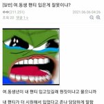 여동생 팬티 입은 오빠vs오빠 팬티 입은 여동생vs<b>중립</b> 안지키는...