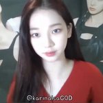 팬싸에 화장 제대로 안 한것 같다고 <b>미안</b>하다는 카리나