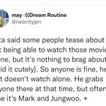 [NCT칠프] 유따 무서운거 볼때 주로 맠이랑 졍우 붙잡고 <b>본대</b>ㅋㅋㅋㅋ