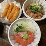 [19] 동생이랑 <b>연어</b>덮밥