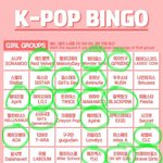 [댓글부탁해] 케이팝 빙고 여돌것도 가져옴