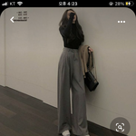 야 <b>놀이공원</b> 가는데 슬랙스 입으면