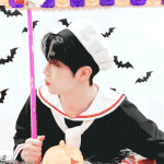 어제자 할로윈 <b>샤오</b>랑 코스프레