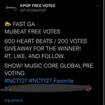 [NCT칠프] ❗️❗️투표 <b>2</b>퍼차이로 지고있어 <b>1</b>시간40분정도남음