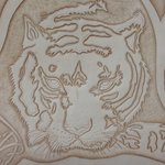 [가죽공예] 가죽 공예-호랑이 <b>카빙</b>