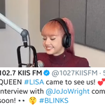 블랙핑크 리사  미국 라디오 방송 출연