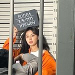 소다 광고 찍는 강혜원을 폰<b>카로</b> 찍은 사진