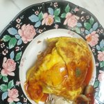 <b>오무라이스</b> 만들었는데 어떤가요